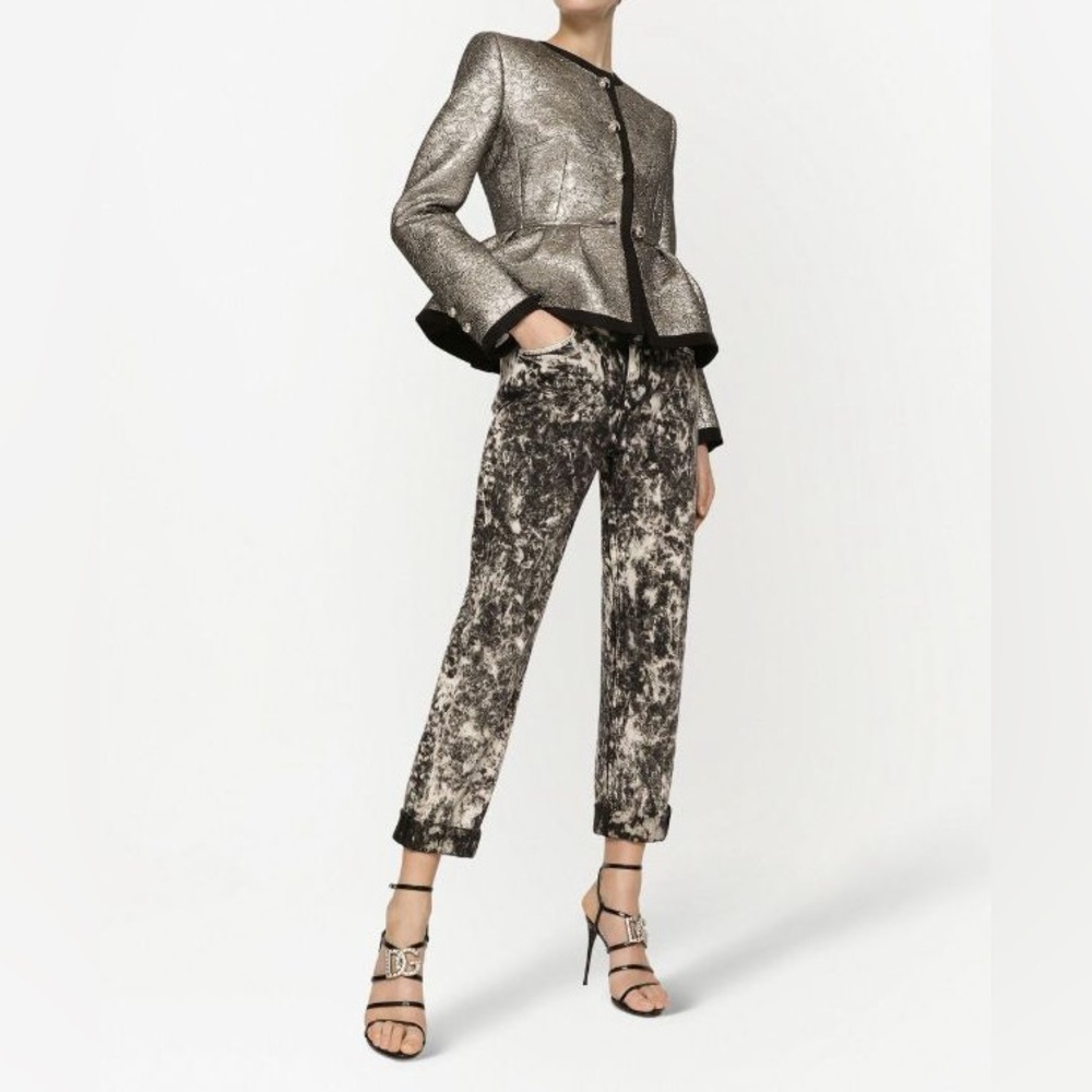 Dolce & Gabbana Marbled
Boyfriend Jeans